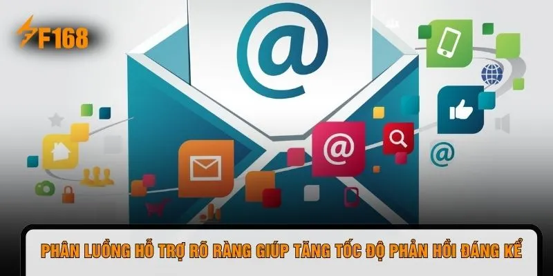 Phân luồng hỗ trợ rõ ràng giúp tăng tốc độ phản hồi đáng kể